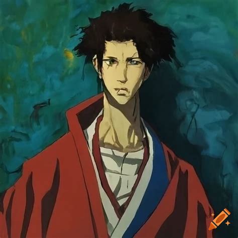 Fanart Of Mugen From Samurai Champloo In Van Gogh Style