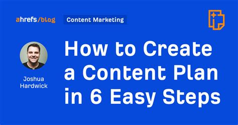 How To Create A Content Plan In 6 Easy Steps