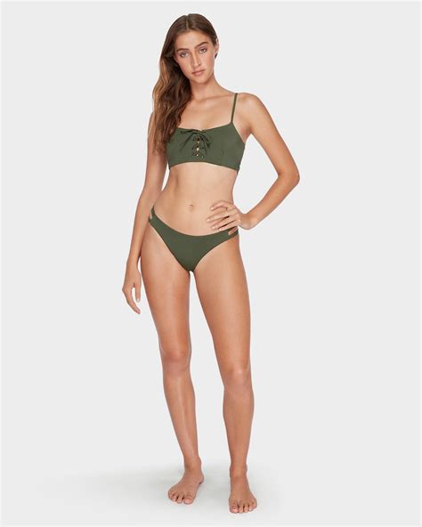 Solid Laced Bikini Top R Rvca