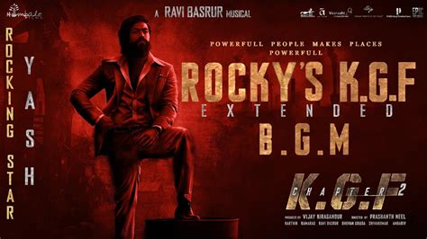 KGF Chapter 2 Rocky S KGF EXTENDED BGM Ravi Basrur Prashanth