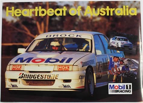 Peter Brock Holden VN Commodore Poster - Mobil 1 Racing