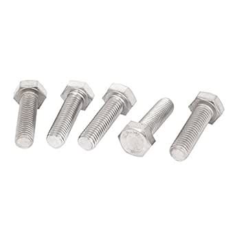 3NH M10 X 35mm A2 Stainless Steel Fully Threaded Hex Head Screw Bolt 5