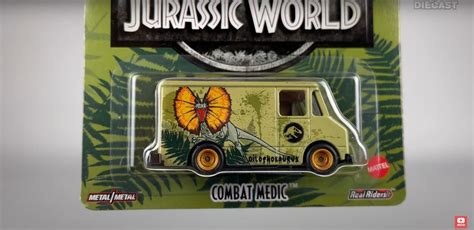Hot Wheels Meets Jurassic World For A Set Of Five Cars With Dinosaur Inspired Liveries