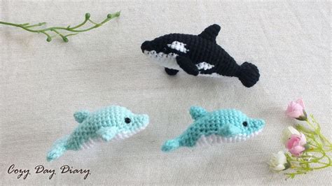 Orca Amigurumi Crochet Pattern แพทเทรนโครเชตปลาวาฬเพชรฆาต