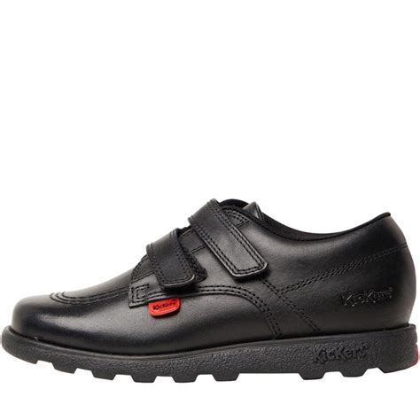 Buy Kickers Infant Boys Fragma LO Velcro School Shoes Black