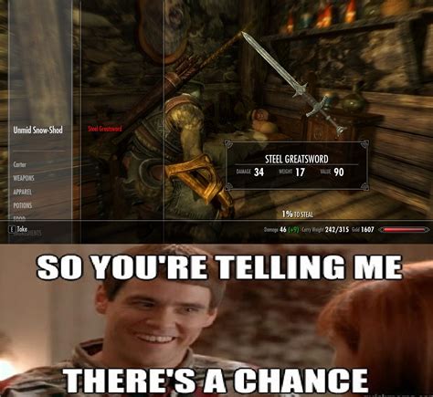 Skyrim And Pickpocketing Skyrim Memes Skyrim Funny Skyrim