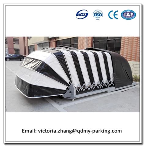 Automatic Movable Car Garage Tent / Car Parking Sheds Tent/ Folding Garage Car Cover Solar ...