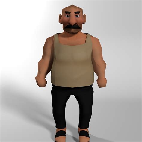 Free Character Rigged 3D Model - TurboSquid 1284322