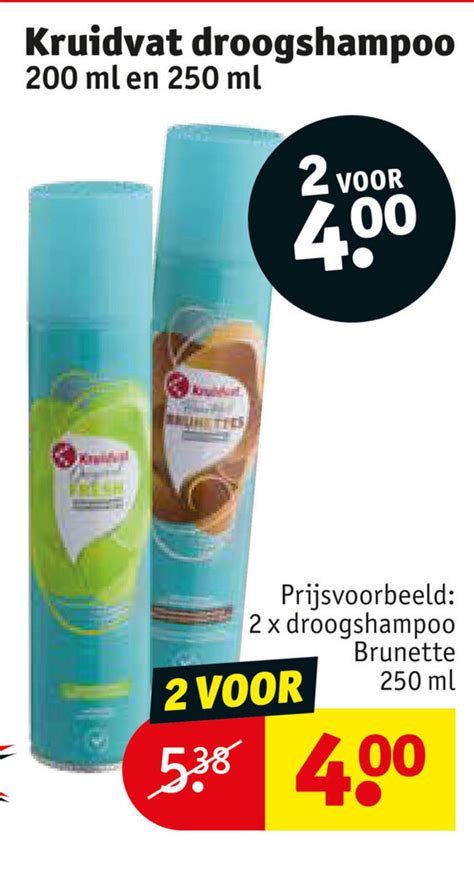 Droogshampoo Ml En Ml Promotie Bij Kruidvat