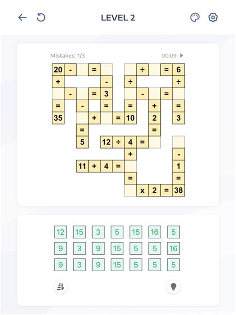 Analisis Juegos De Puzzles Matemáticos Cross Math Puntuaciones Y Requerimientos