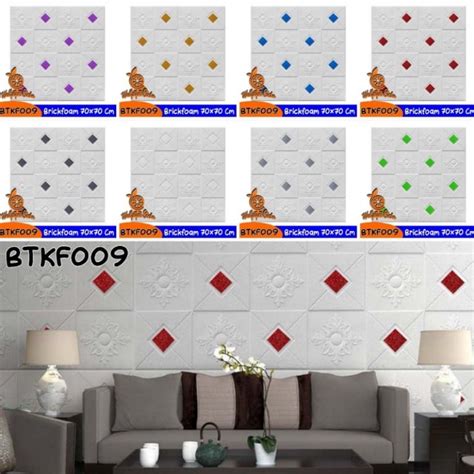 Jual Laris Unik Wallpaper D Foam Motif Batik Bricfoam Cmx Cm