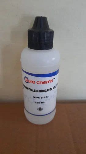 Phenolphthalein Indicator Solution 125ml Purechem Grade Lab Grade At Rs 200 125ml In Coimbatore