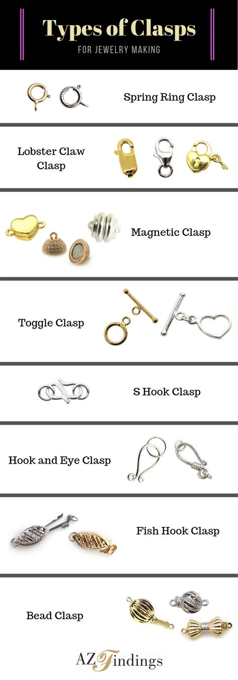 Types Of Clasps For Jewelry Making