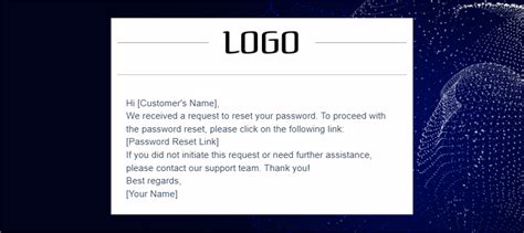 Password Reset Email Notification Email Templates Mailsoftly