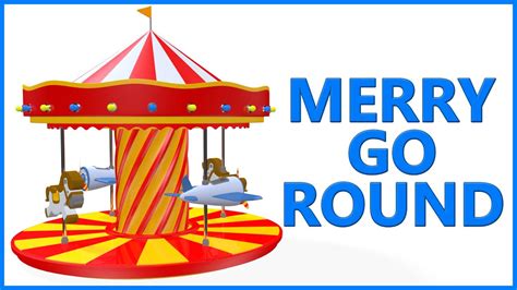 Merry Go Round On A Playground Kids Movie And Cartoon Video Teddy