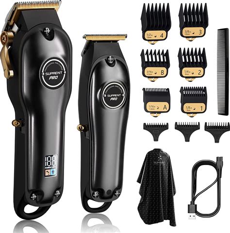 Suprent Professional Hair Clippers For Men Hair Cutting Kit Zero