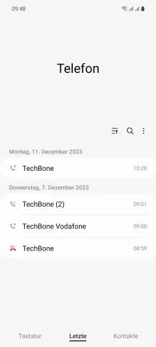 Samsung Telefon App Verwenden Techbone