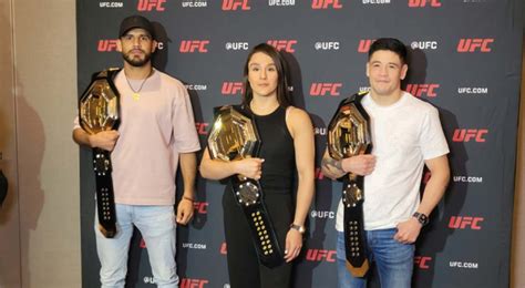 Campeones Mexicanos De UFC Buscan Seguir Haciendo Historia