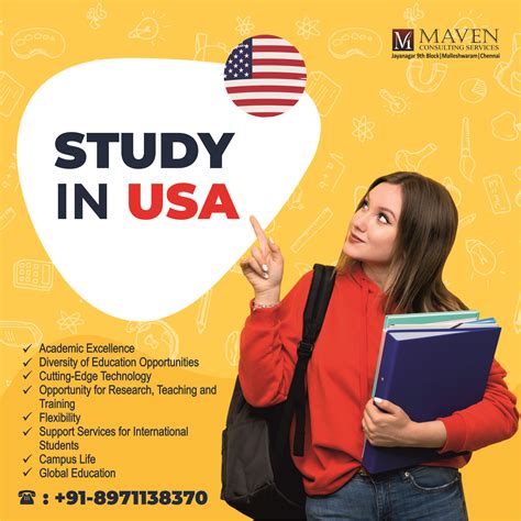 Study In Usa In Education Poster Design Global Education