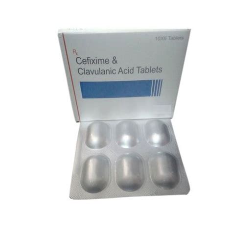 Cefixime And Clavulanic Acid Tablets X Tablet At Rs Box In Una