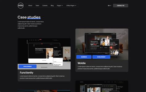 Milo Webflow Html Website Template