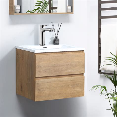 Buy Wall Ed Bathroom Vanity With Sink Modern Floating Bathroom