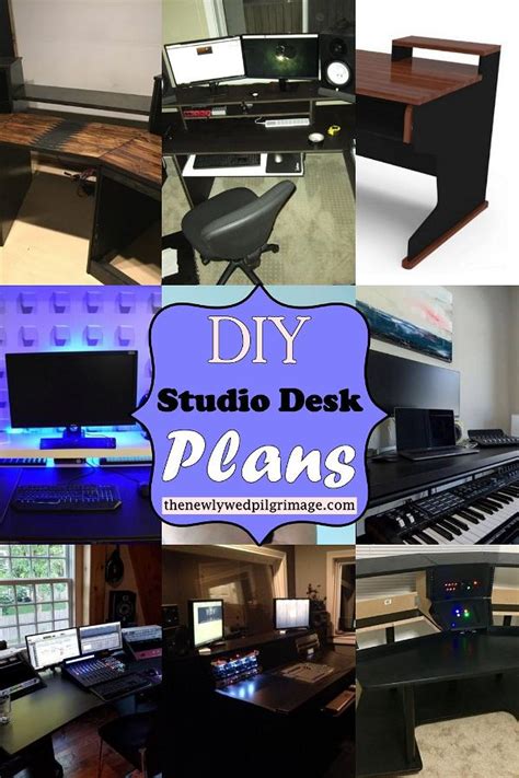 20 DIY Studio Desk Plans You Can Build Today Mint Design Blog