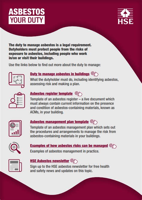Asbestos Your Duty Work Right To Keep Britain Safe