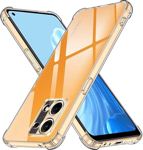 USTIYA Funda Para OPPO Reno 7 4G No For 5G Case Uso Rudo Transparente