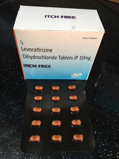 Levocetirizine Dihydrochloride Tablet 10mg Tablet Minimum Order Value