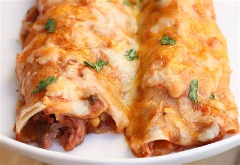 Slow Cooker Shredded Beef Enchiladas ~ Slow Cooker Taste