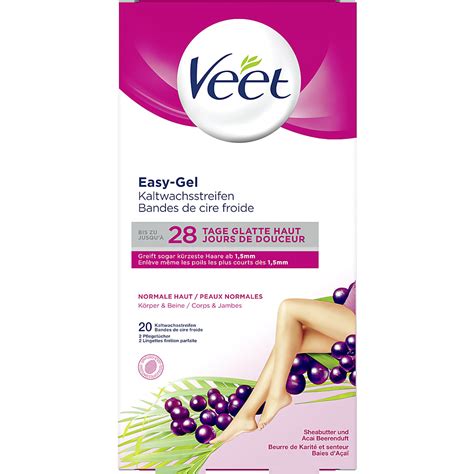 Achat Veet Bandes De Cire Froide 10x2 Bandes De Cire 4 Lingettes