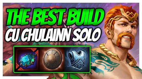 The Best Cu Chulainn Build To Dominate Cu Chulainn Smite Solo Youtube