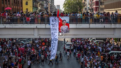 Protests Against Military Takeover Spread Across Myanmar The New York