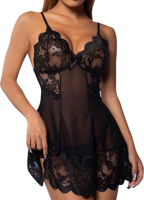 Alueeu Sexy W Sche Damen Sexy Dessous Damen Mollig Mit Str Mpfe