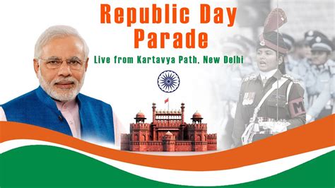 Th Republic Day Parade Kartavya Path New Delhi Th January