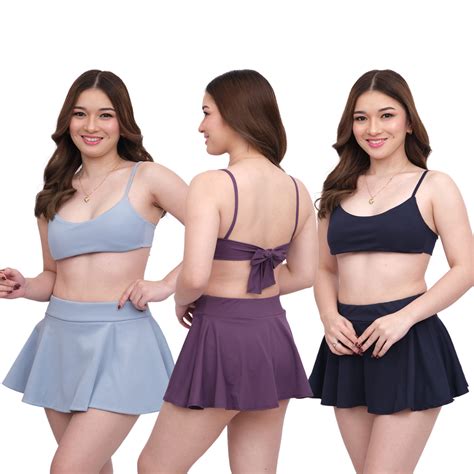 Nakd Fashion Roxy Sexy Skater Two Piece Padded Bikini Swimsuit Bathing Suit Set Beach Wear