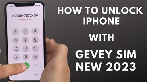 How To Unlock Iphone With Gevey Sim New Method Youtube