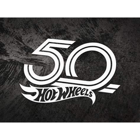 Hot Wheels 50 Years 1968 2018 Logo Decals Passion Stickers