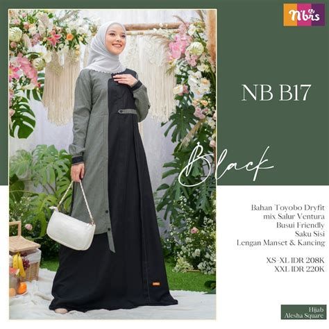 Koleksi Gamis Terbaru Nibras Nb B