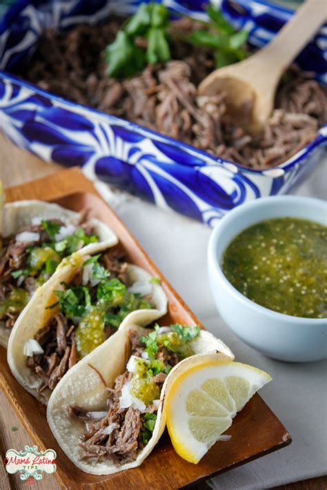 Receta De Barbacoa De Res En Olla De Presi N Mama Latina Tips