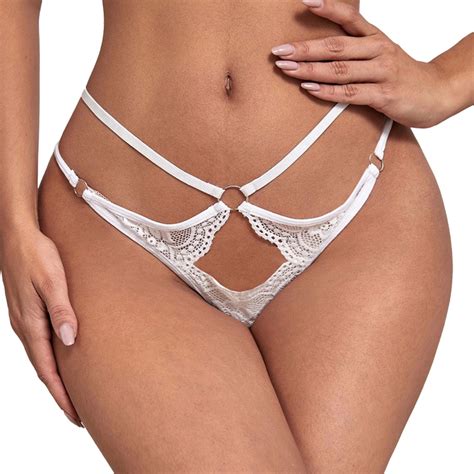 Bjutir Womens Panties Women Underwear Thongs Lace Bikini Panties G