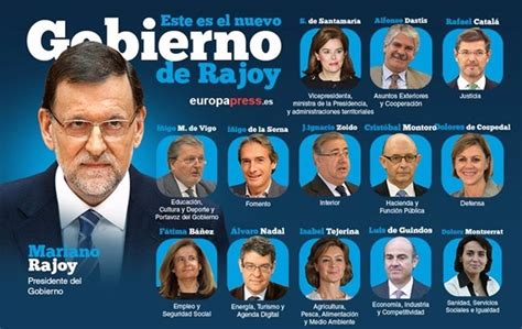 Biograf A De Los Ministros Del Gobierno De Mariano Rajoy