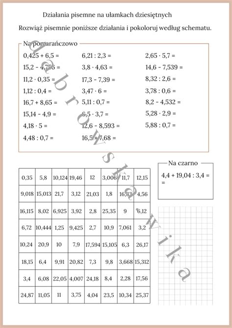 Dzia Ania Pisemne Na U Amkach Dziesi Tnych Kodowanie Z Oty Nauczyciel