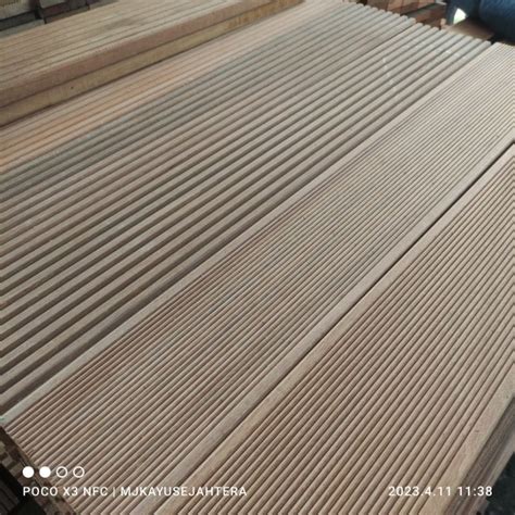 Jual Lantai Kayu Decking Bengkirai Deck Pool Balkon Pagar Teras X