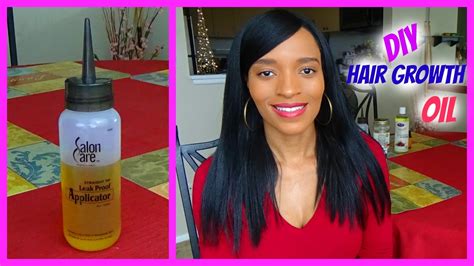 Diy Hair Growth Oil For Long Healthy Relaxed Hair Youtube