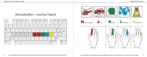 Das Tastaturschreiben mit 10 Fingern in 5 Stunden Begleitheft für den