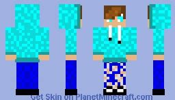 blue boy Minecraft Skin