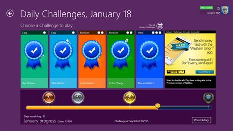 Go For The Bronze Achievement Microsoft Taptiles