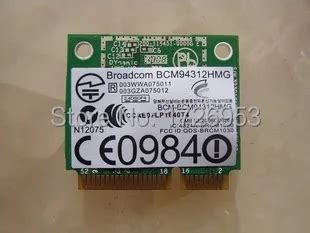 Broadcom Bcm Hmg Bcm Dw Half Mini Pci E Wireless Wifi Card